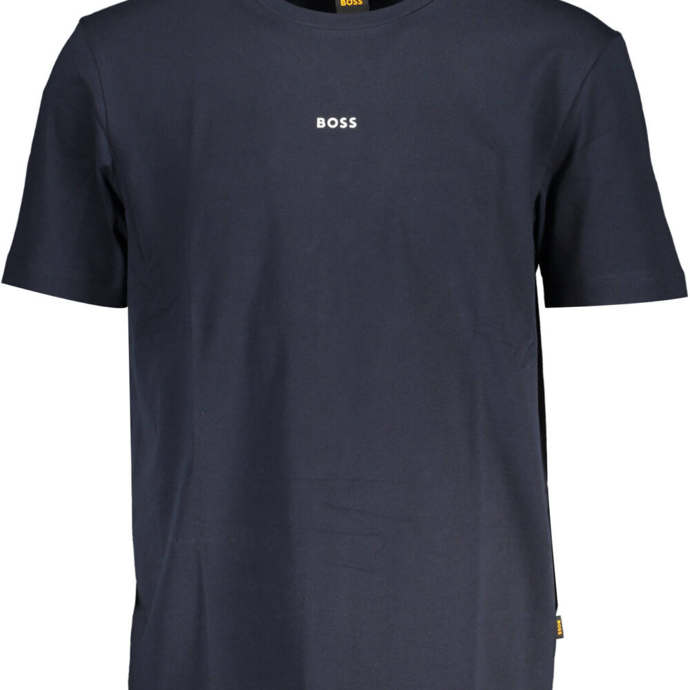HUGO BOSS T-SHIRT MANICHE CORTE UOMO BLU