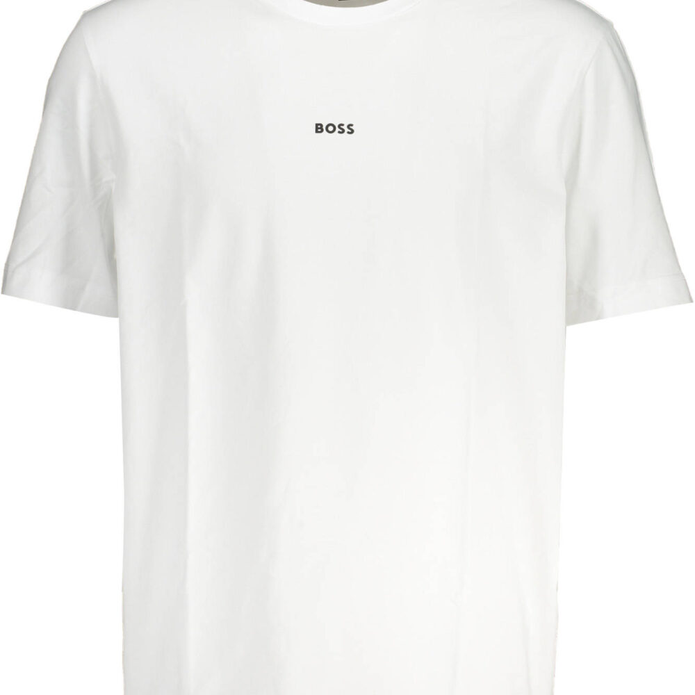 BOSS T-SHIRT MANICHE CORTE UOMO BIANCO
