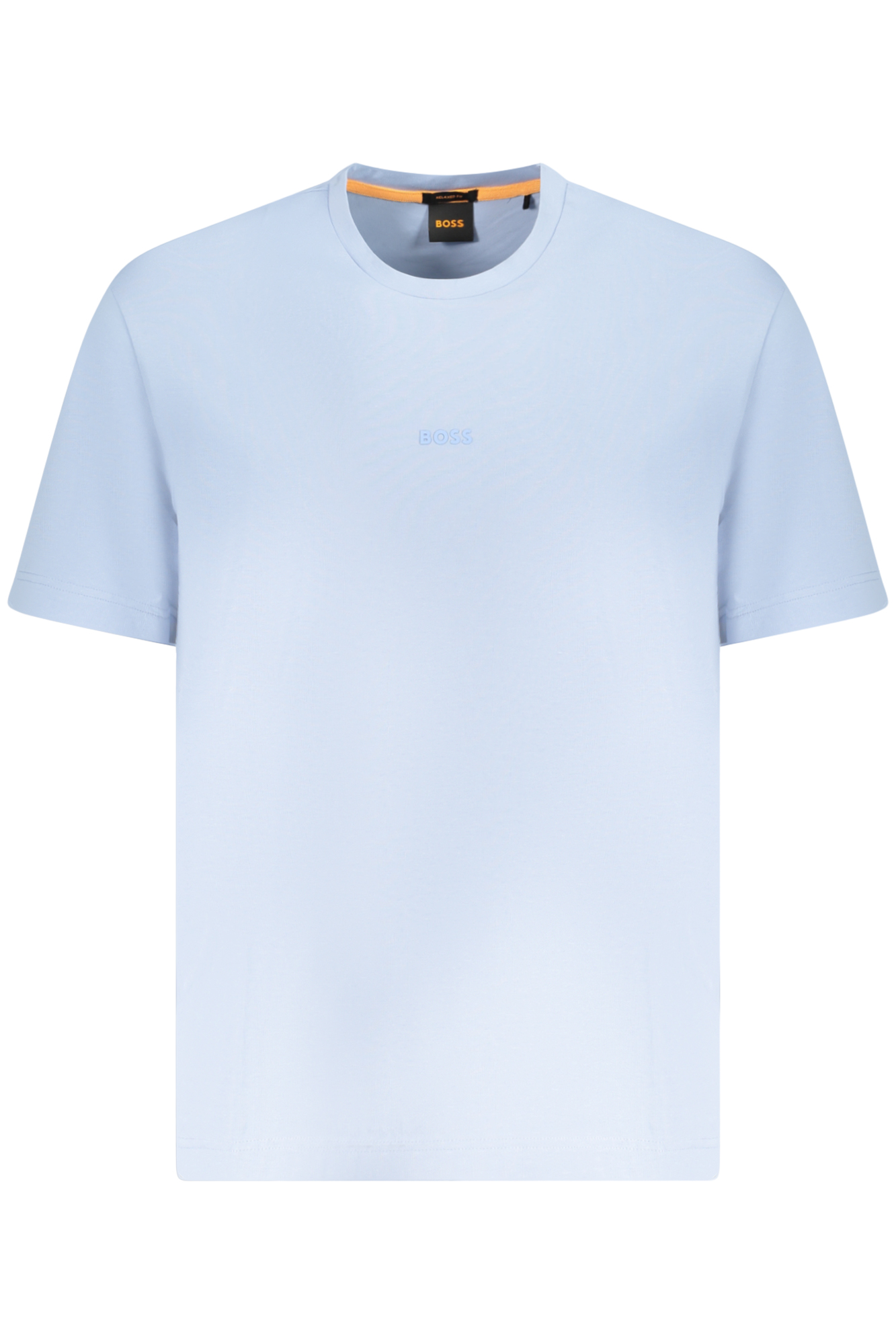 BOSS T-SHIRT MANICHE CORTE UOMO AZZURRO
