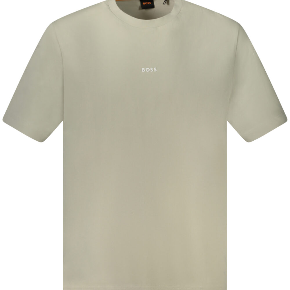 HUGO BOSS T-SHIRT MANICHE CORTE UOMO BEIGE
