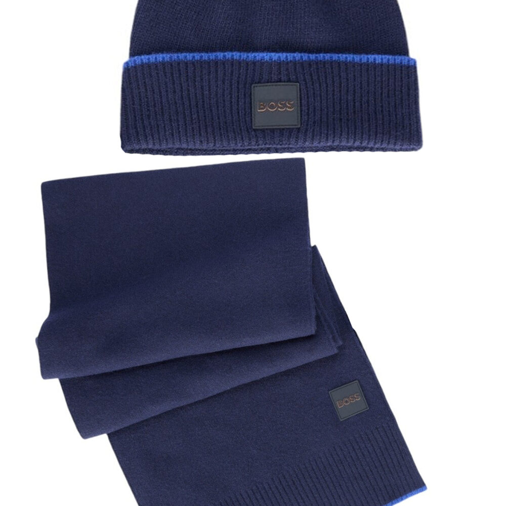 HUGO BOSS BERRETTO UOMO BLU