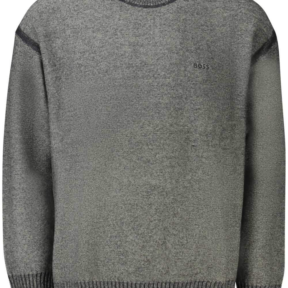 HUGO BOSS MAGLIONE UOMO GRIGIO