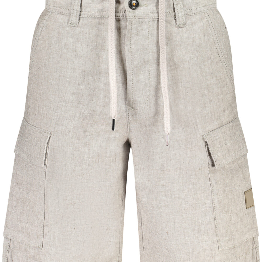 BOSS PANTALONE SHORT UOMO GRIGIO