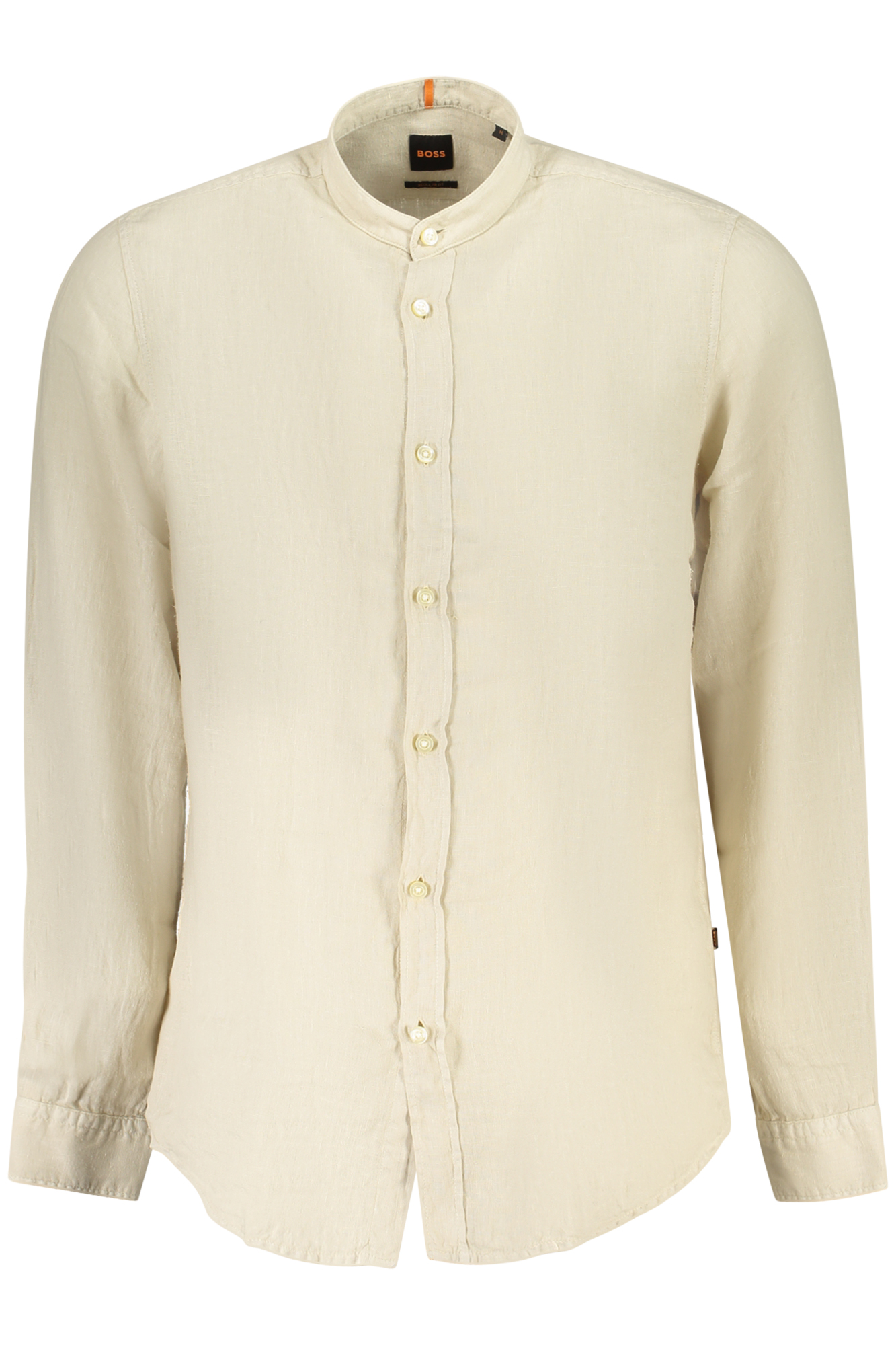 BOSS CAMICIA MANICHE LUNGHE UOMO BEIGE