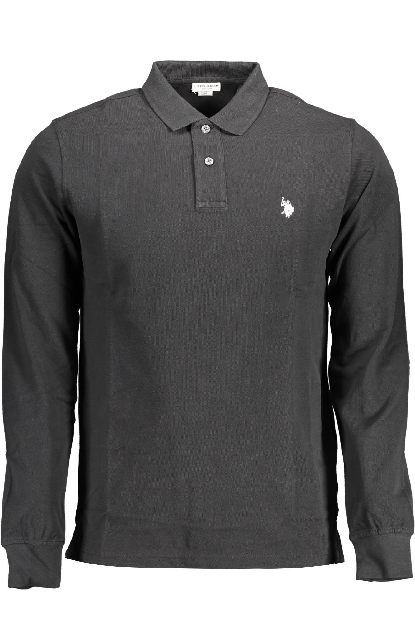 U.S. POLO POLO MANICHE LUNGHE UOMO NERO
