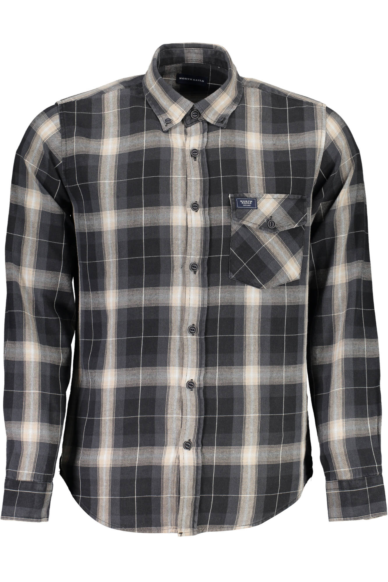 NORTH SAILS CAMICIA MANICHE LUNGHE UOMO NERO