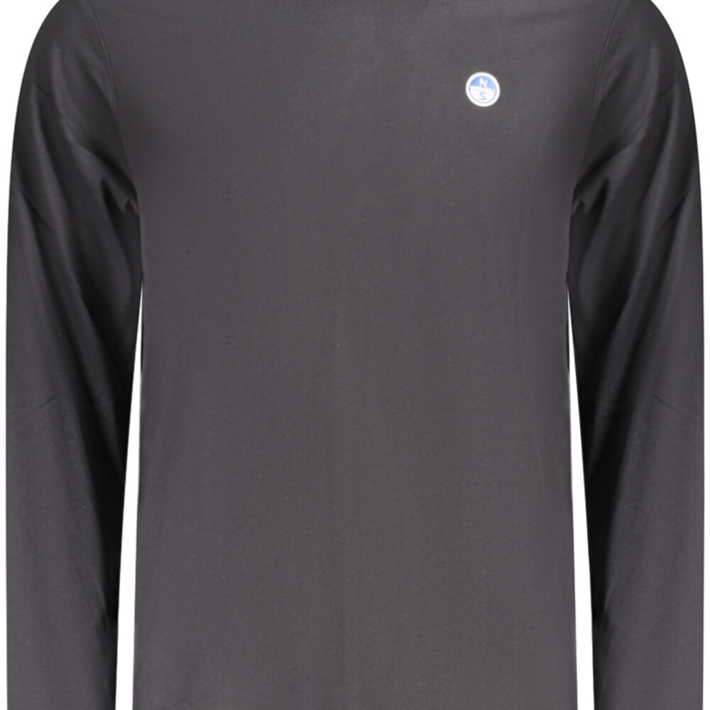NORTH SAILS T-SHIRT MANICHE LUNGHE UOMO NERO