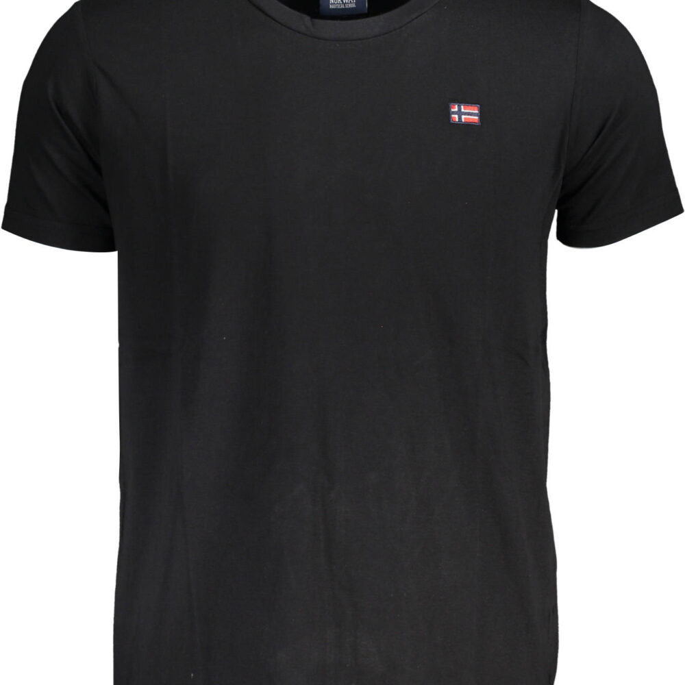 NORWAY 1963 T-SHIRT MANICHE CORTE UOMO NERO