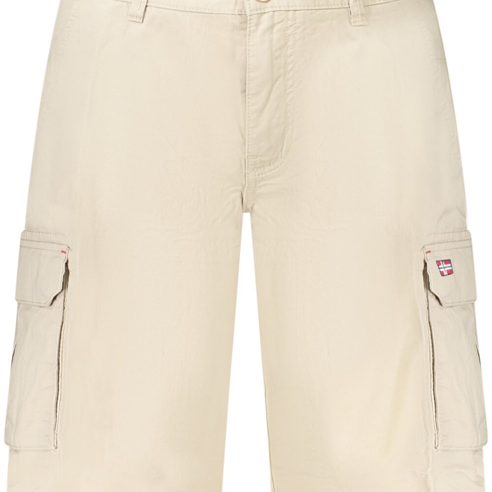NORWAY 1963 PANTALONE BERMUDA UOMO BEIGE