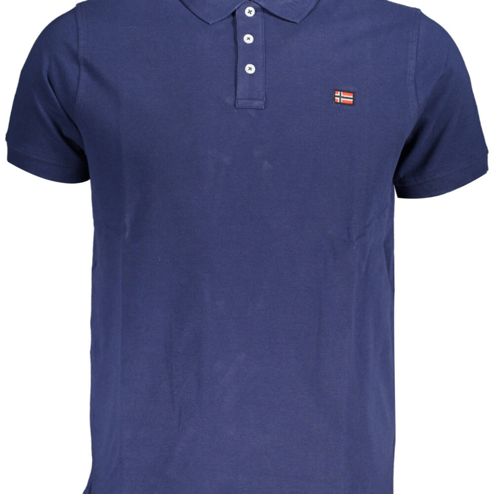 NORWAY 1963 POLO MANICHE CORTE UOMO BLU