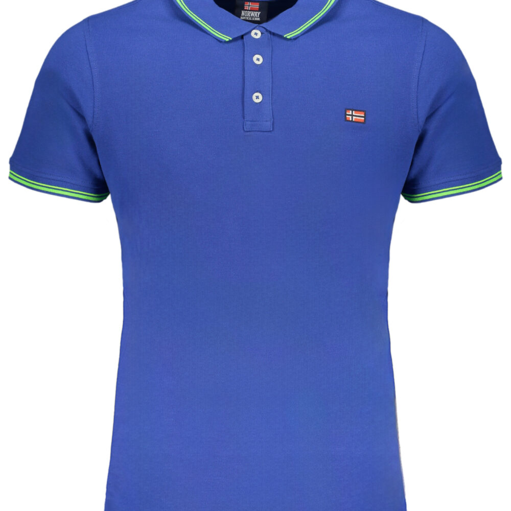 NORWAY 1963 POLO MANICHE CORTE UOMO BLU