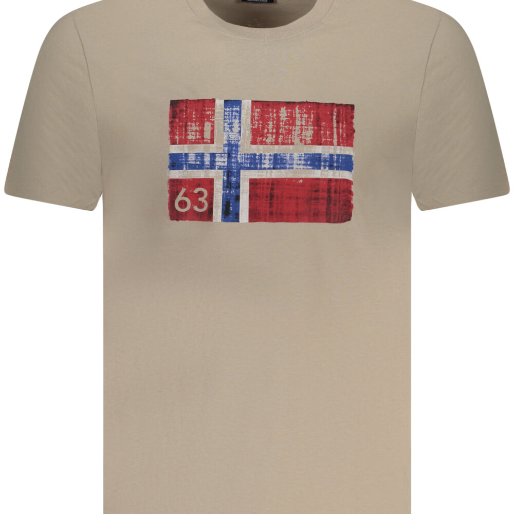 NORWAY 1963 T-SHIRT MANICHE CORTE UOMO BEIGE