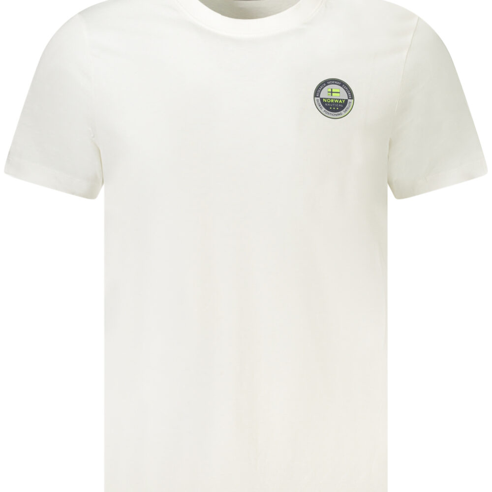 NORWAY 1963 T-SHIRT MANICHE CORTE UOMO BIANCO