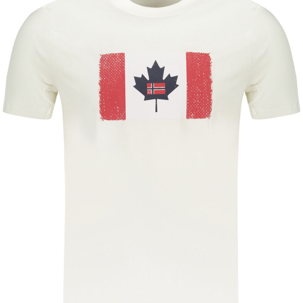 NORWAY 1963 T-SHIRT MANICHE CORTE UOMO BIANCO
