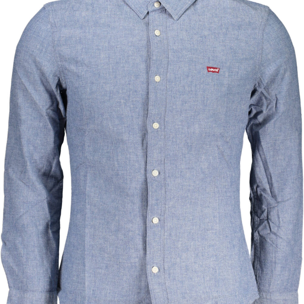 LEVI'S CAMICIA MANICHE LUNGHE UOMO AZZURRO