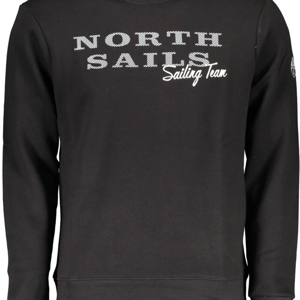 NORTH SAILS FELPA SENZA ZIP UOMO NERO