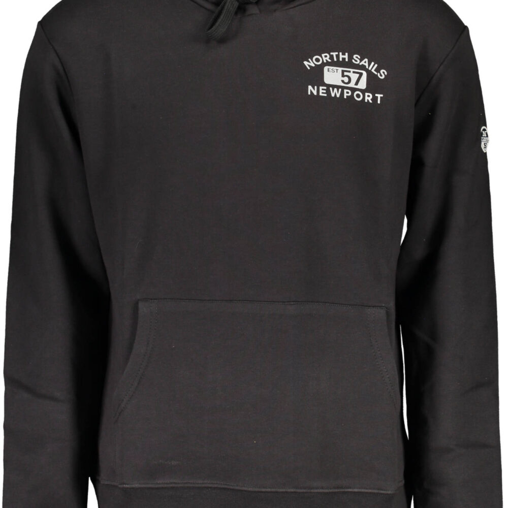 NORTH SAILS FELPA SENZA ZIP UOMO NERO