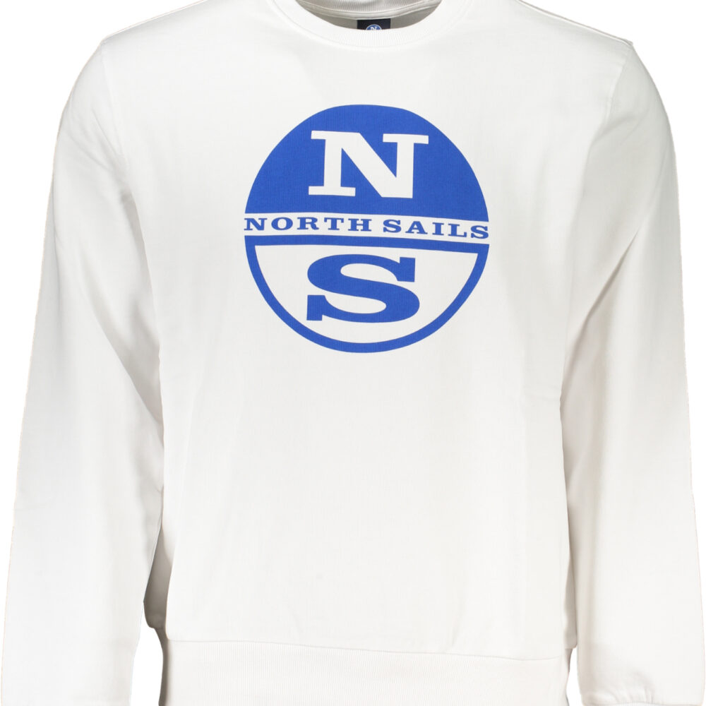 NORTH SAILS FELPA SENZA ZIP UOMO BIANCO