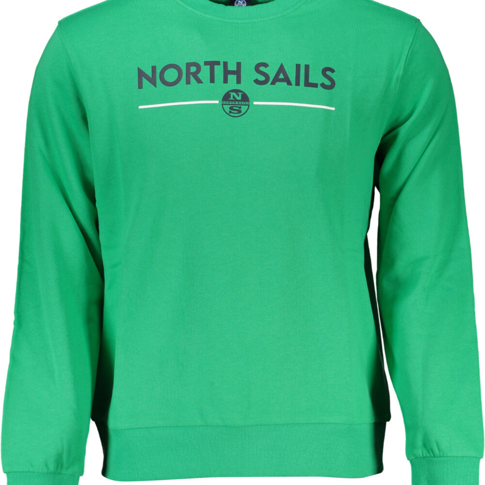 NORTH SAILS FELPA SENZA ZIP UOMO VERDE