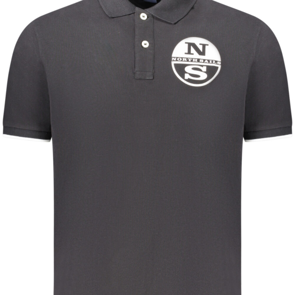 NORTH SAILS POLO MANICHE CORTE UOMO NERO