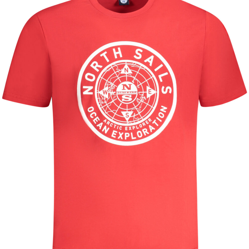NORTH SAILS T-SHIRT MANICHE CORTE UOMO ROSSO