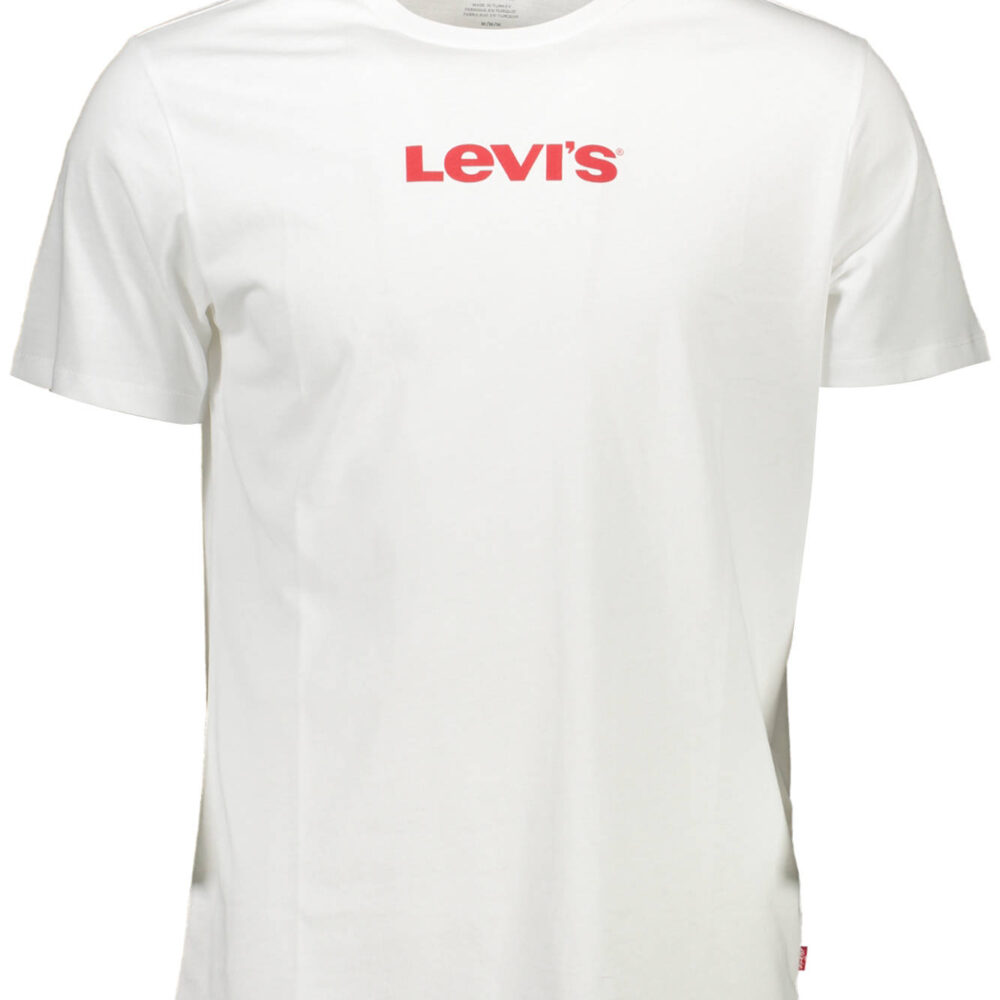 LEVI'S T-SHIRT MANICHE CORTE UOMO BIANCO