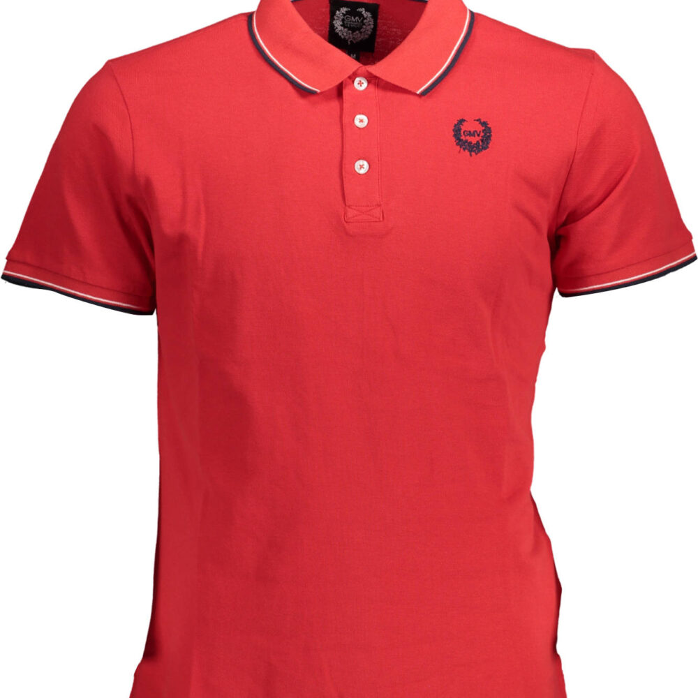 GIAN MARCO VENTURI POLO MANICHE CORTE UOMO ROSSO