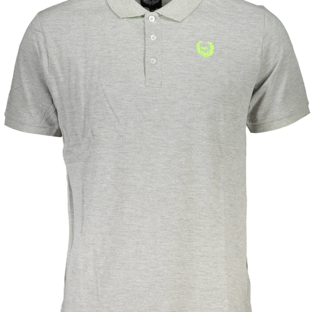 GIAN MARCO VENTURI POLO MANICHE CORTE UOMO GRIGIO