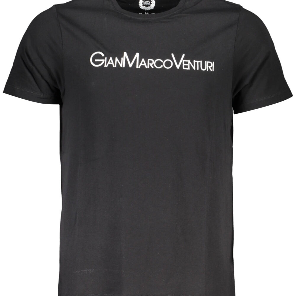 GIAN MARCO VENTURI T-SHIRT MANICHE CORTE UOMO NERO