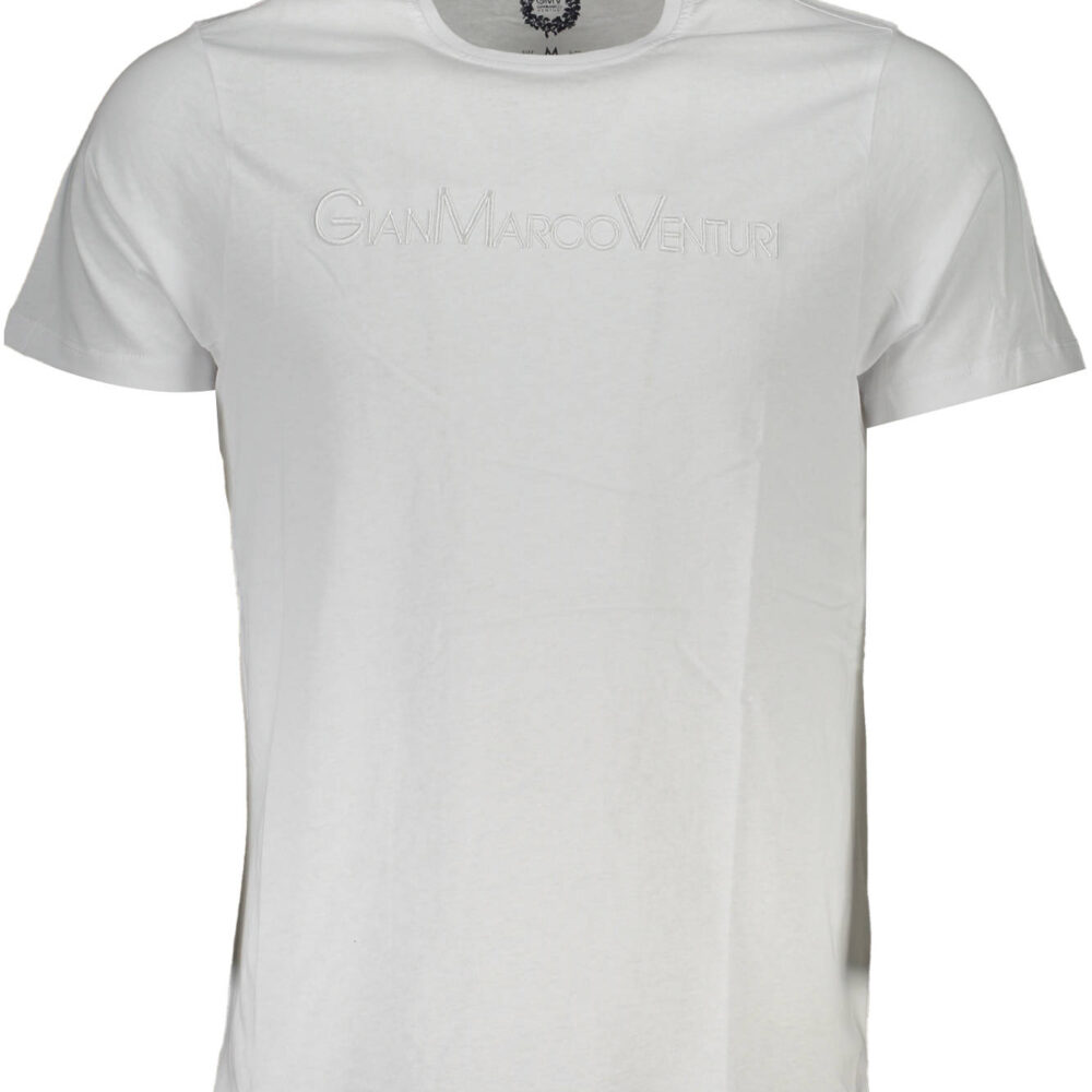 GIAN MARCO VENTURI T-SHIRT MANICHE CORTE UOMO BIANCO