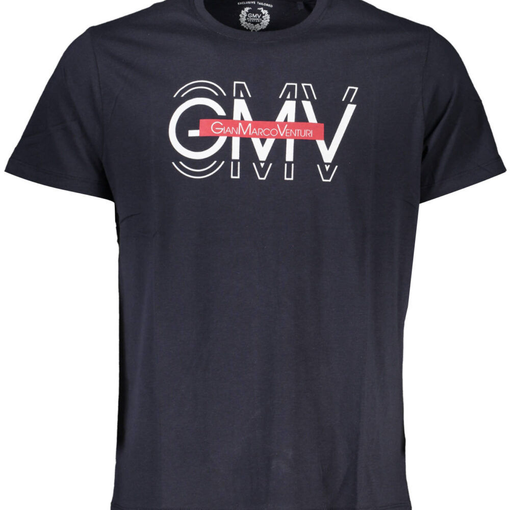 GIAN MARCO VENTURI T-SHIRT MANICHE CORTE UOMO BLU