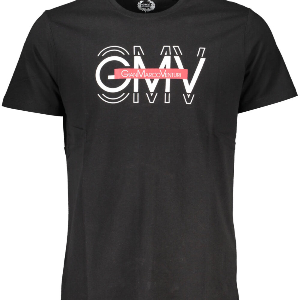 GIAN MARCO VENTURI T-SHIRT MANICHE CORTE UOMO NERO