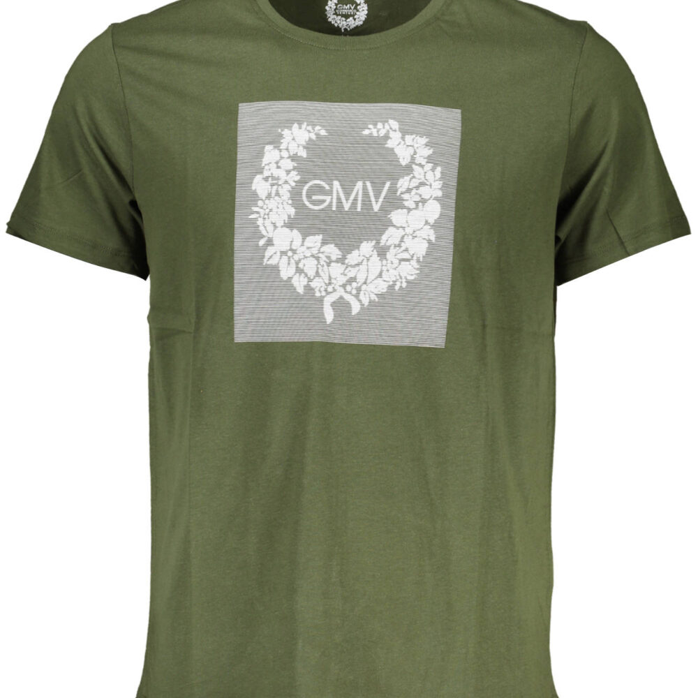 GIAN MARCO VENTURI T-SHIRT MANICHE CORTE UOMO VERDE