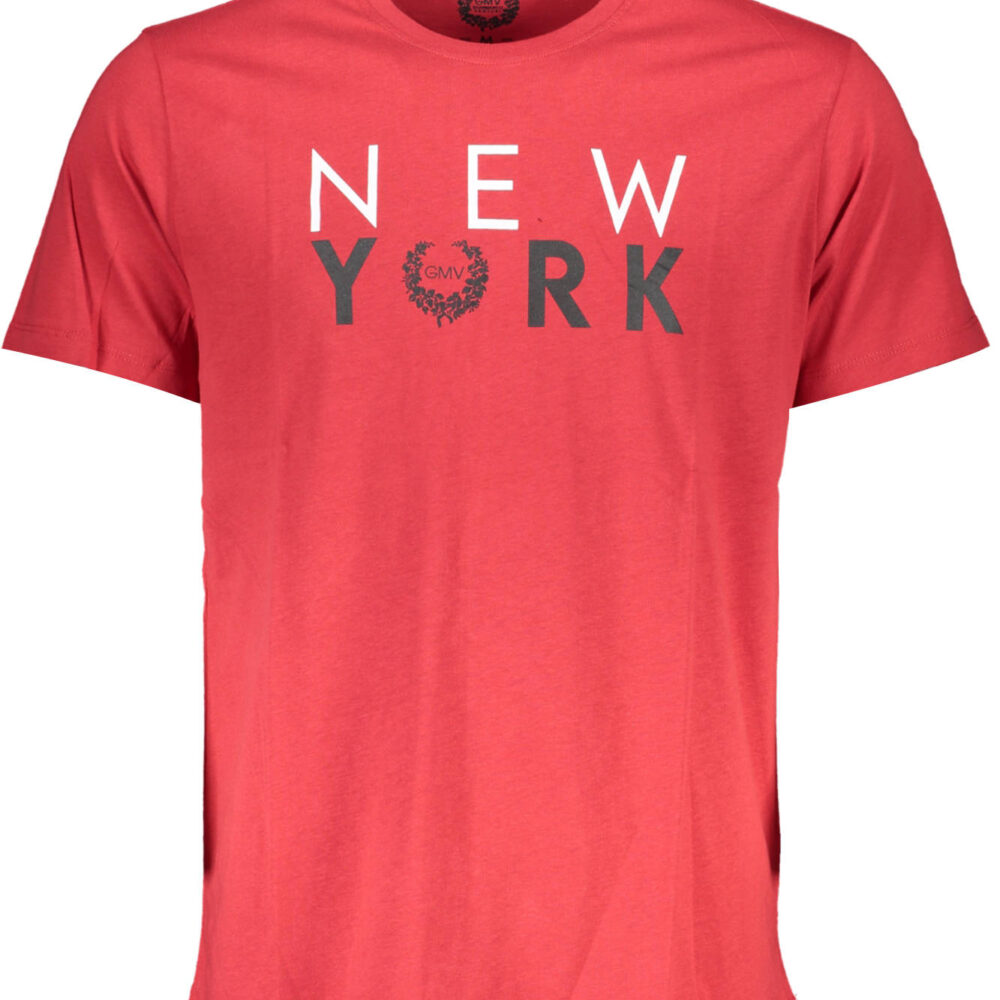 GIAN MARCO VENTURI T-SHIRT MANICHE CORTE UOMO ROSSO