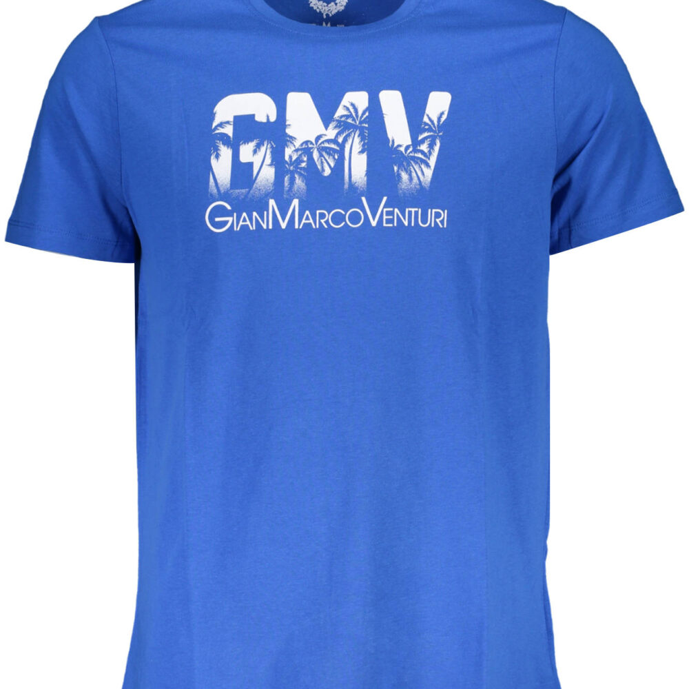 GIAN MARCO VENTURI T-SHIRT MANICHE CORTE UOMO BLU