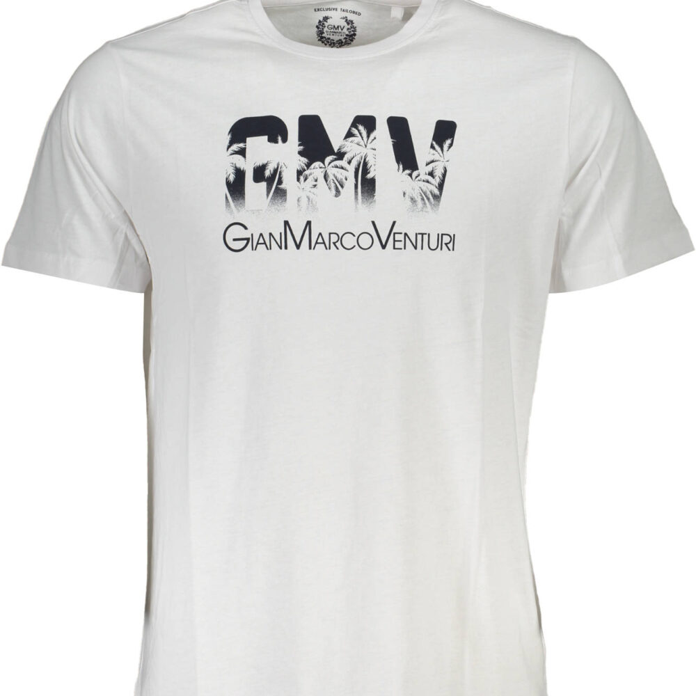 GIAN MARCO VENTURI T-SHIRT MANICHE CORTE UOMO BIANCO