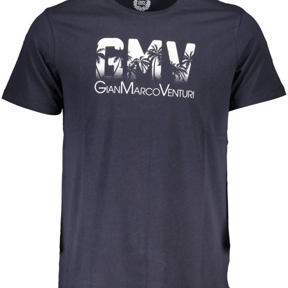 GIAN MARCO VENTURI T-SHIRT MANICHE CORTE UOMO BLU