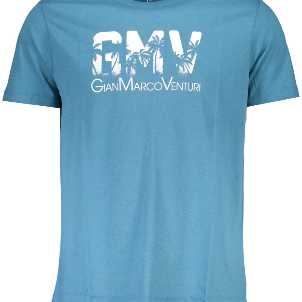 GIAN MARCO VENTURI T-SHIRT MANICHE CORTE UOMO BLU