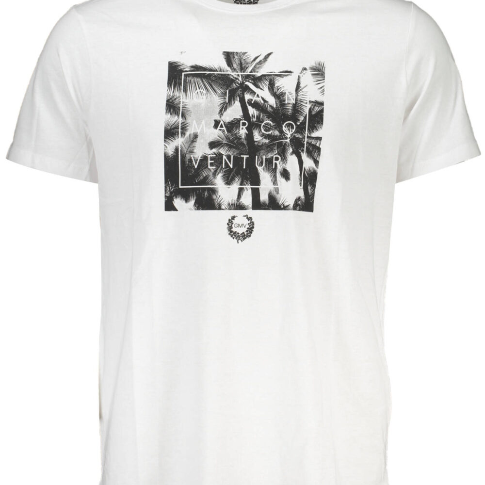 GIAN MARCO VENTURI T-SHIRT MANICHE CORTE UOMO BIANCO