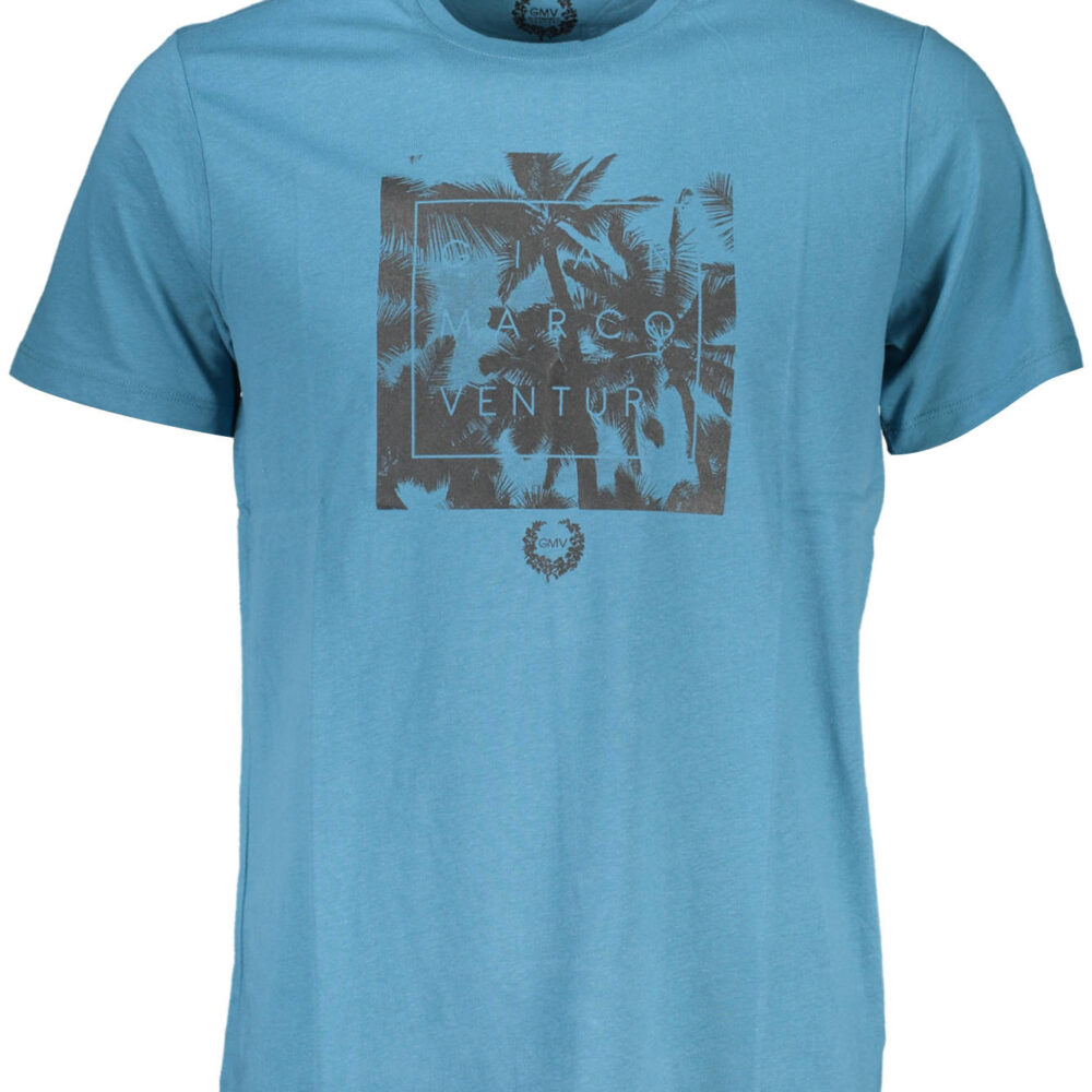 GIAN MARCO VENTURI T-SHIRT MANICHE CORTE UOMO BLU