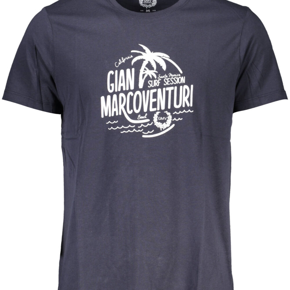 GIAN MARCO VENTURI T-SHIRT MANICHE CORTE UOMO BLU