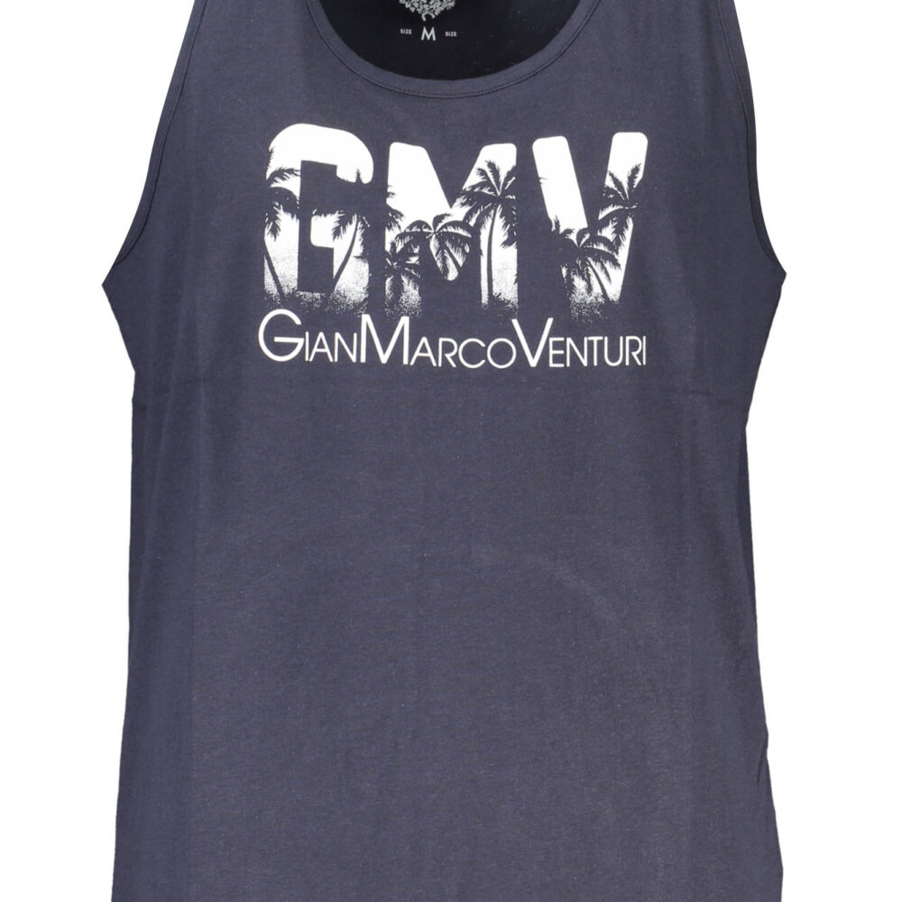 GIAN MARCO VENTURI CANOTTA UOMO BLU