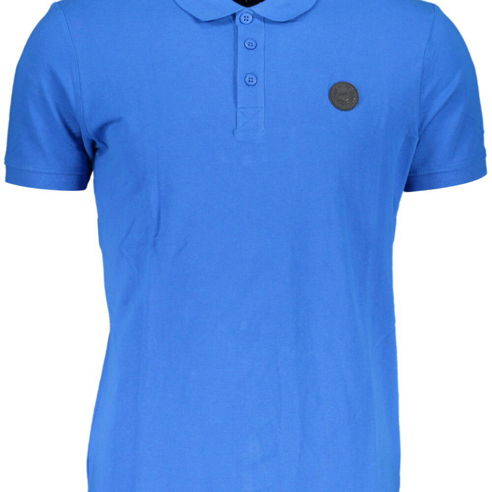GIAN MARCO VENTURI POLO MANICHE CORTE UOMO BLU