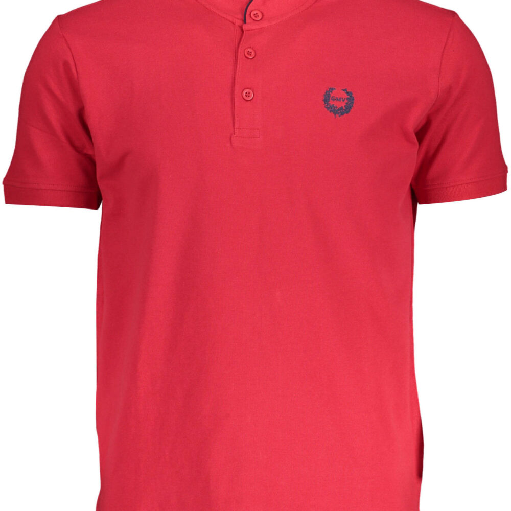 GIAN MARCO VENTURI POLO MANICHE CORTE UOMO ROSSO