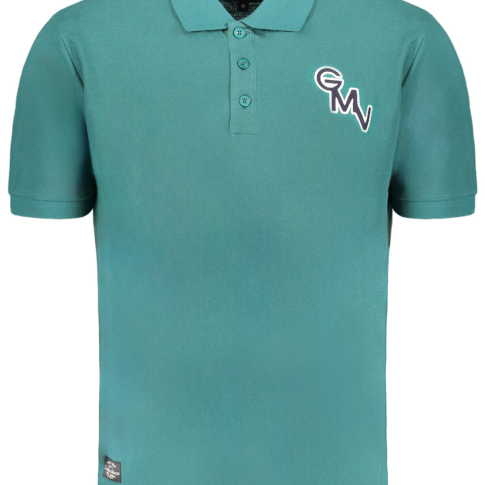 GIAN MARCO VENTURI POLO MANICHE CORTE UOMO VERDE