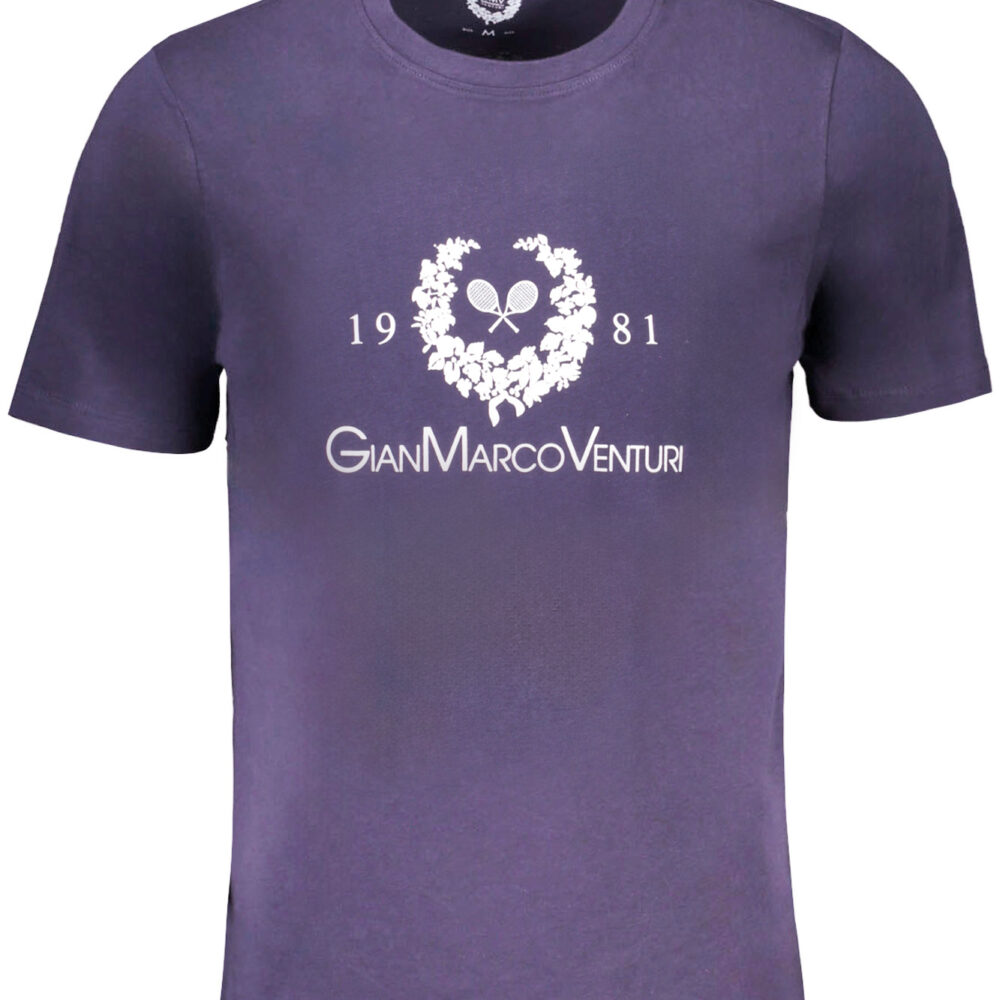GIAN MARCO VENTURI T-SHIRT MANICHE CORTE UOMO BLU