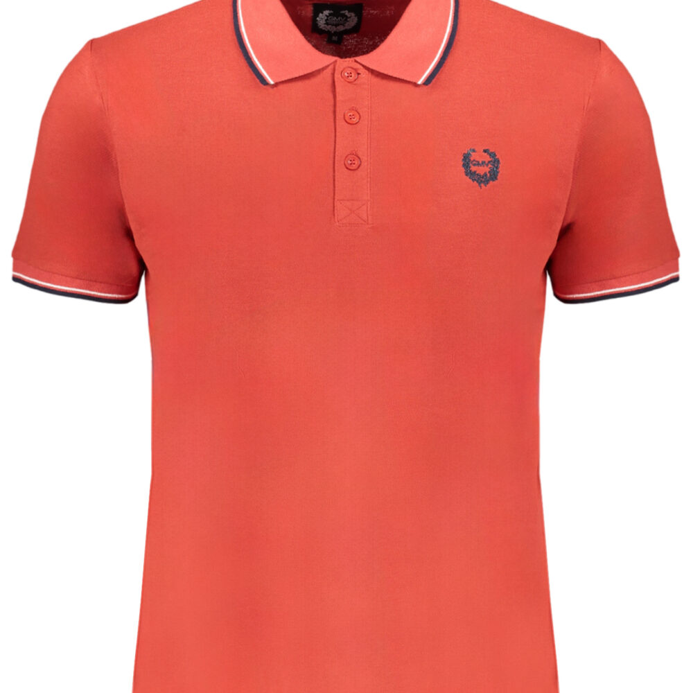 GIAN MARCO VENTURI POLO MANICHE CORTE UOMO ROSSO