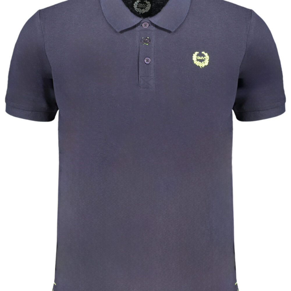 GIAN MARCO VENTURI POLO MANICHE CORTE UOMO BLU
