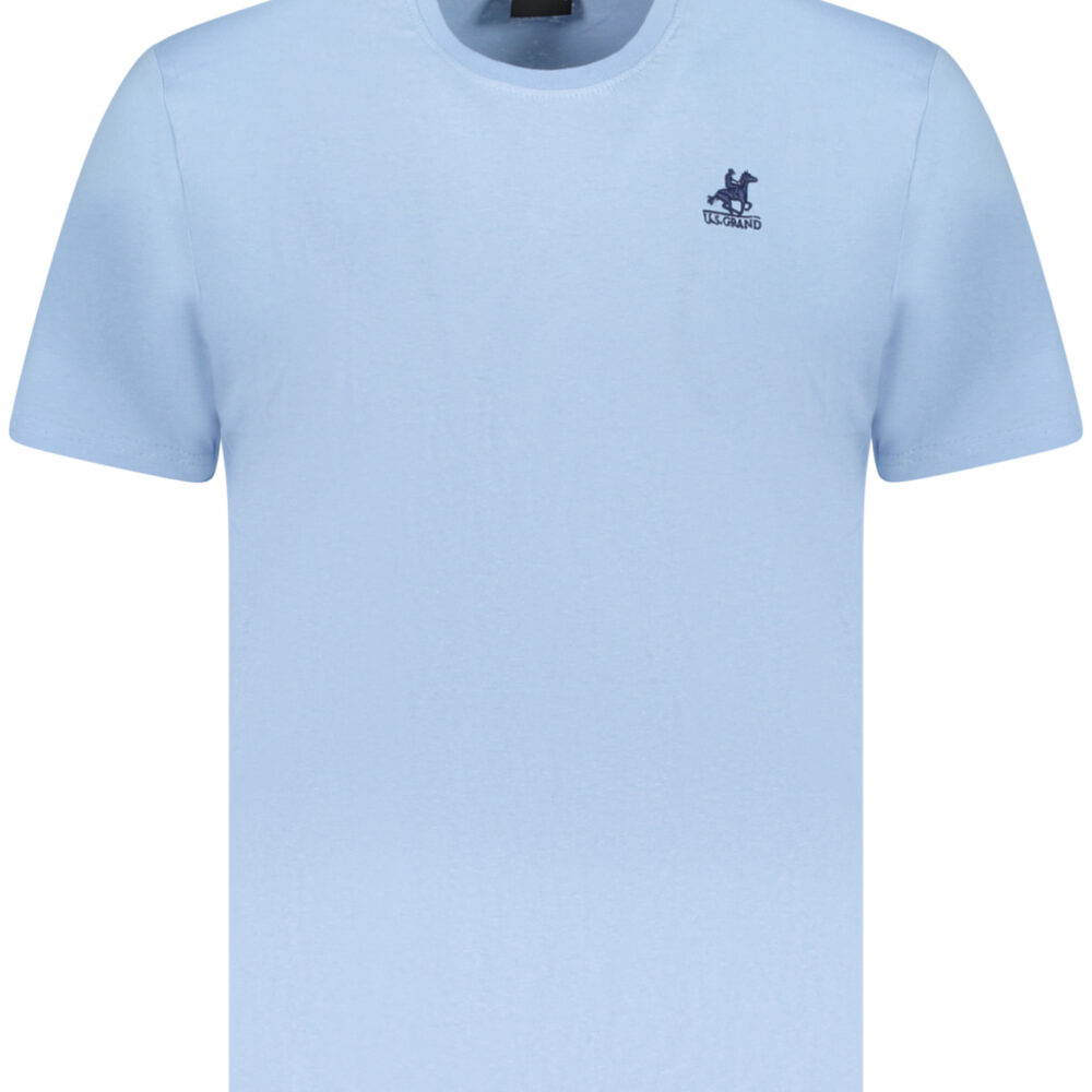 U.S. GRAND POLO T-SHIRT MANICHE CORTE UOMO AZZURRO