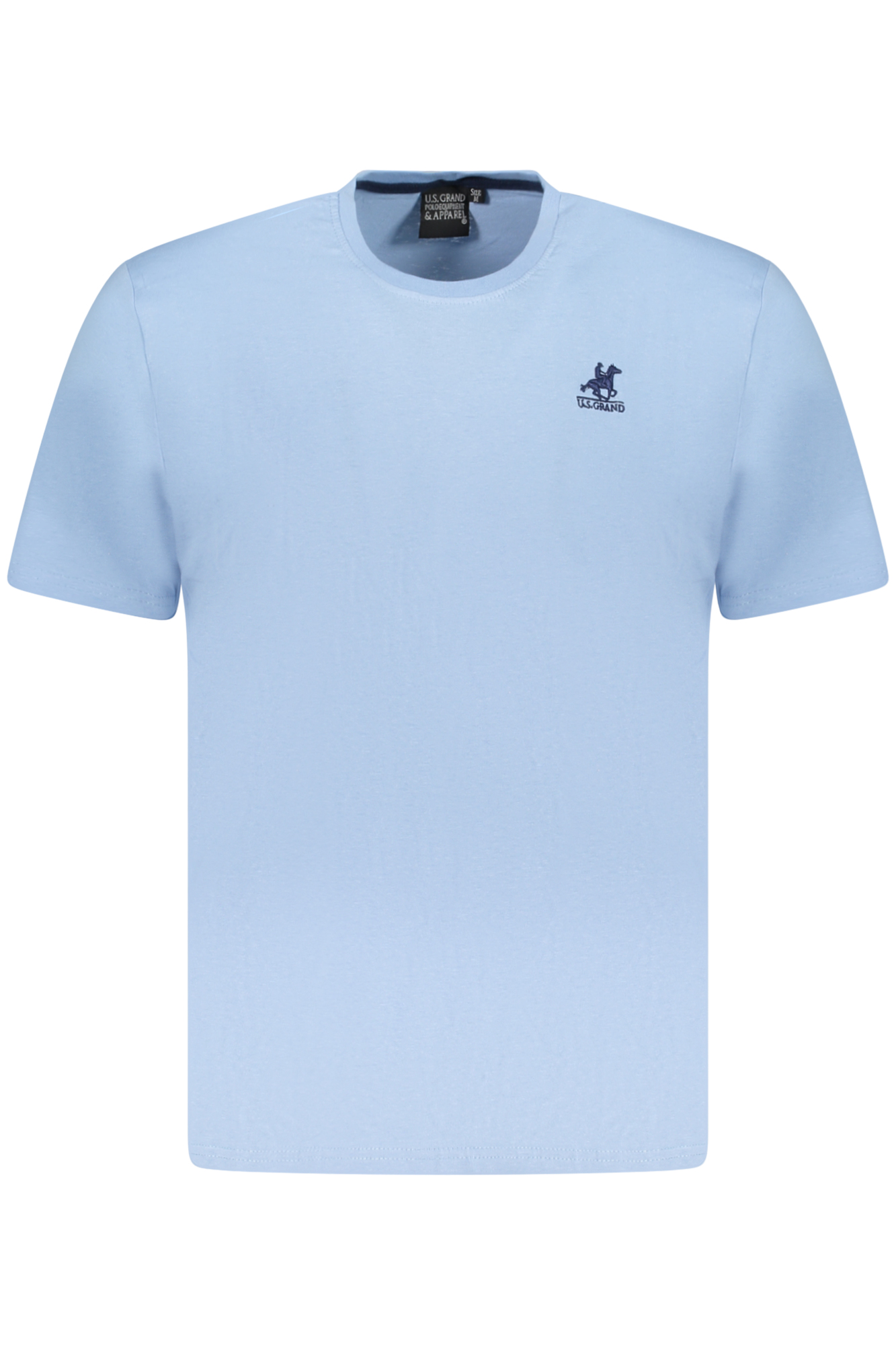 U.S. GRAND POLO T-SHIRT MANICHE CORTE UOMO AZZURRO